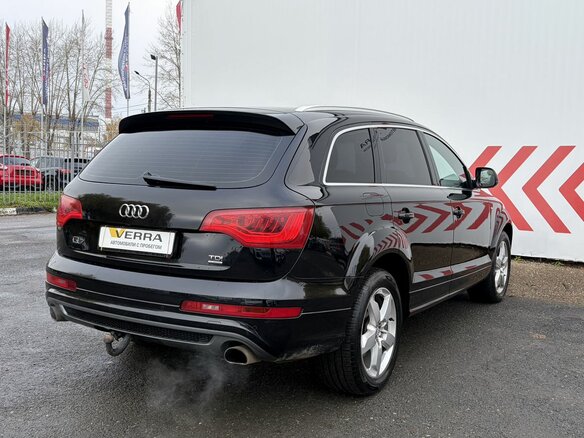 2013 Audi Q7 I (4L) Рестайлинг, чёрный, 1750000 рублей - вид 4
