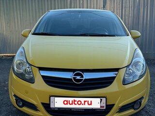 2008 Opel Corsa D, жёлтый, 380000 рублей, вид 2