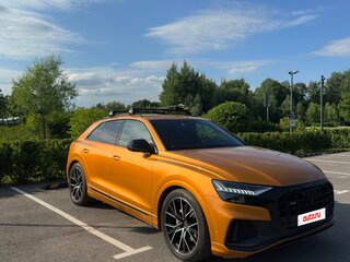 2022 Audi Q8 45 TDI I (4M), оранжевый, 9200000 рублей, вид 2