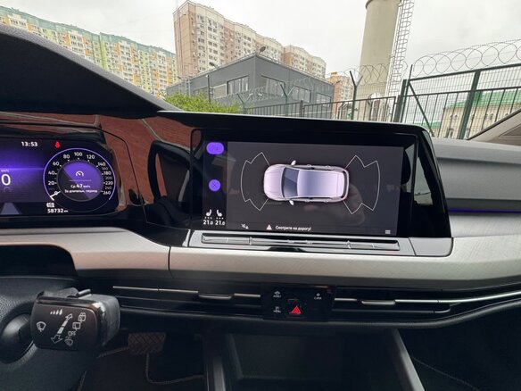 2021 Volkswagen Golf VIII, синий - вид 21
