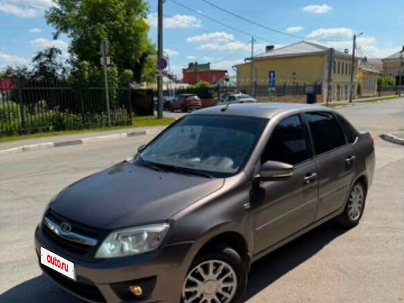 2015 Lada (ВАЗ) Granta I, коричневый, 400000 рублей - вид 1