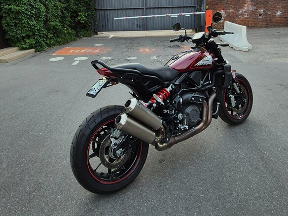 2022 Indian FTR 1200, пурпурный, 1225000 рублей - вид 7