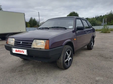 1998 Lada (ВАЗ) 21099, фиолетовый, 150000 рублей, вид 1