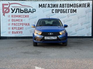 2020 Lada (ВАЗ) Granta I Рестайлинг, синий, 710000 рублей, вид 2