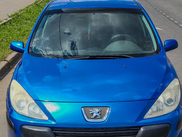 2006 Peugeot 307 I Рестайлинг, синий, 329000 рублей - вид 1