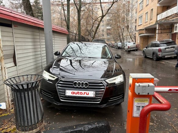 2016 Audi A4 V (B9), чёрный - вид 1