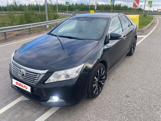 2014 Toyota Camry VII (XV50), чёрный, 1750000 рублей, вид 2