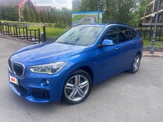 2018 BMW X1 20i xDrive II (F48), голубой, 2800000 рублей, вид 2