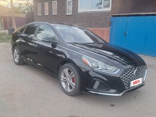 2017 Hyundai Sonata VII (LF) Рестайлинг, чёрный, 1440000 рублей, вид 3
