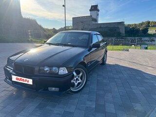 1993 BMW 3 серии 318i III (E36), чёрный, 600000 рублей, вид 1