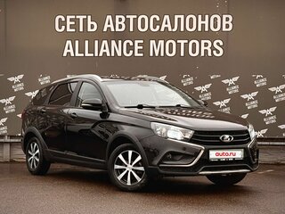 2017 Lada (ВАЗ) Vesta SW Cross I, чёрный, 935000 рублей, вид 1