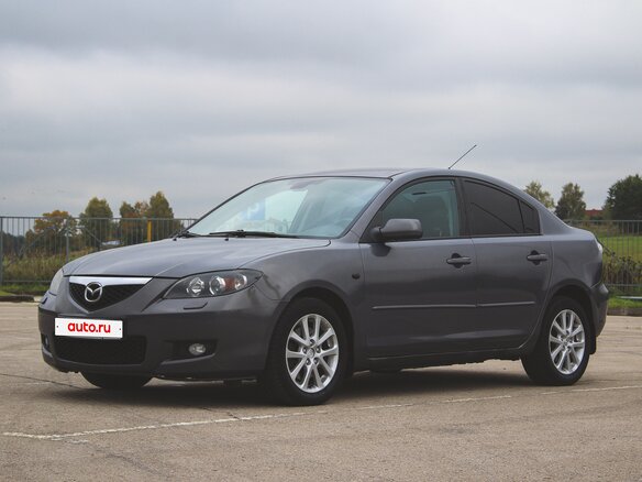 2008 Mazda 3 I (BK) Рестайлинг, серый, 770000 рублей - вид 1
