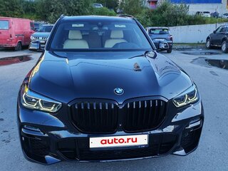 2020 BMW X5 40i IV (G05/G18), синий, 7600000 рублей, вид 4