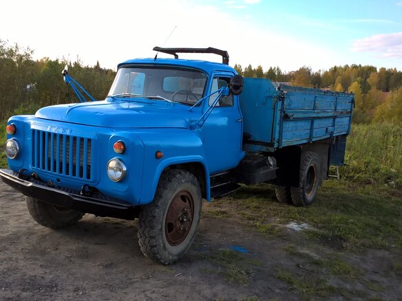 1972 ГАЗ 53, синий, 140000 рублей