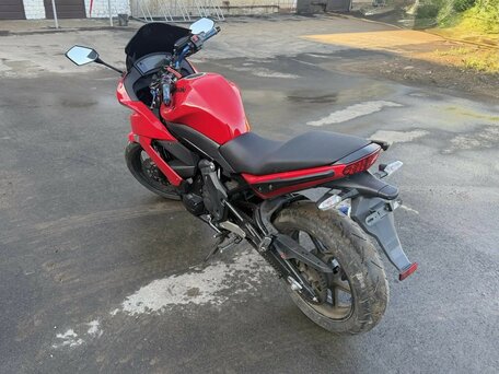 2011 Kawasaki ER-4F (Ninja 400R), красный, 350000 рублей, вид 4