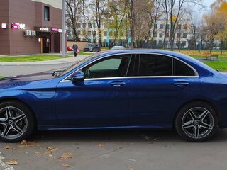 2018 Mercedes-Benz C-Класс 180 IV (W205) Рестайлинг, синий, 3030000 рублей, вид 3