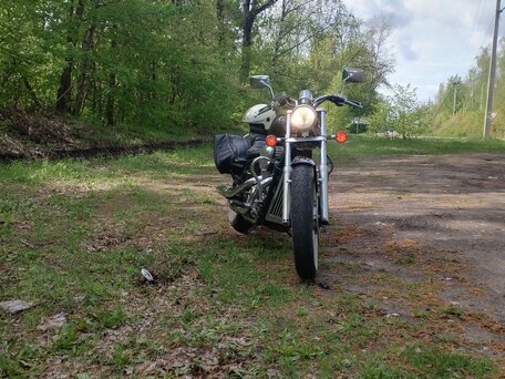 1993 Honda Steed 600, чёрный, 345000 рублей, вид 2