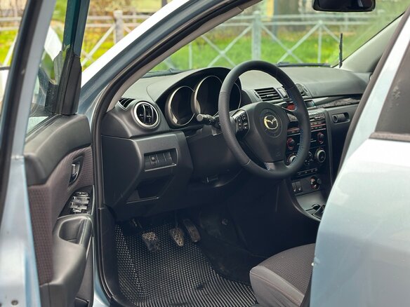 2008 Mazda 3 I (BK) Рестайлинг, голубой, 470000 рублей - вид 19