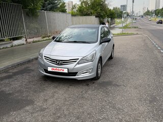 2014 Hyundai Solaris I Рестайлинг, серый, 675000 рублей, вид 2