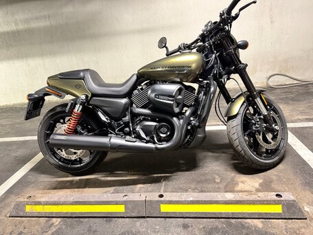 2017 Harley-Davidson Street Rod, зелёный, 620000 рублей, вид 4