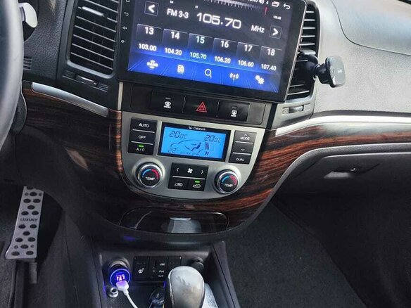 2011 Hyundai Santa Fe II Рестайлинг, чёрный, 1200000 рублей - вид 10