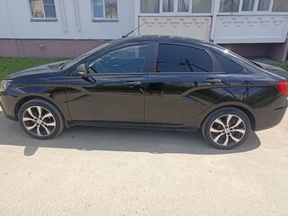 2020 Lada (ВАЗ) Vesta I, чёрный, 1100000 рублей, вид 4