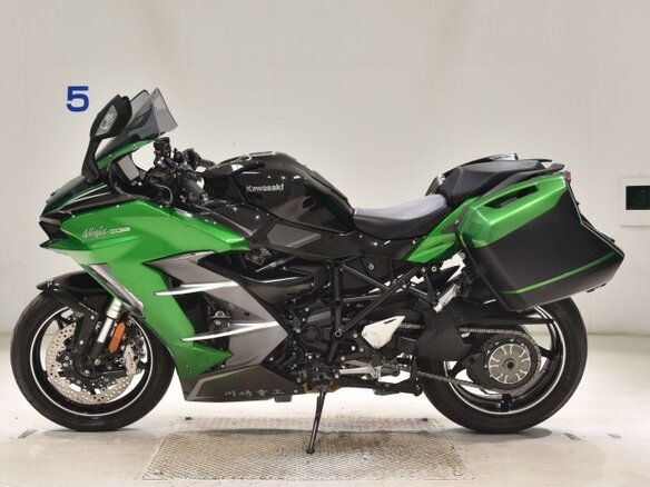 2025 Kawasaki Ninja H2 SX, зелёный - вид 1