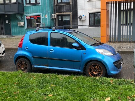 2007 Peugeot 107 I, голубой, 320000 рублей, вид 3