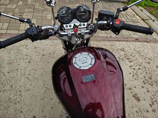 1992 Honda CB 750, пурпурный, 230000 рублей, вид 2
