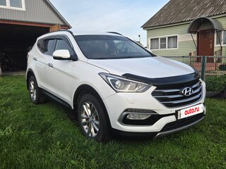 2017 Hyundai Santa Fe III Рестайлинг, белый, 2150000 рублей, вид 2