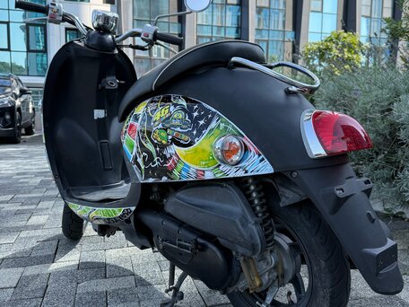 2009 Yamaha Vino 50, чёрный, 150000 рублей, вид 5