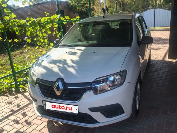 2019 Renault Logan II Рестайлинг, белый, 700000 рублей - вид 1