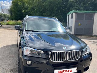 2013 BMW X3 28i xDrive II (F25), чёрный, 2100000 рублей, вид 1