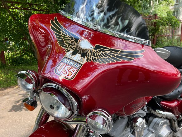 2007 Harley-Davidson Electra Glide, красный, 635000 рублей - вид 10