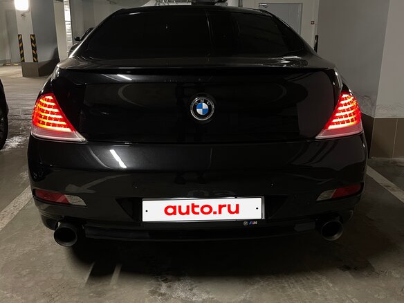 2005 BMW 6 серии 645i II (E63/E64), чёрный, 1250000 рублей - вид 6