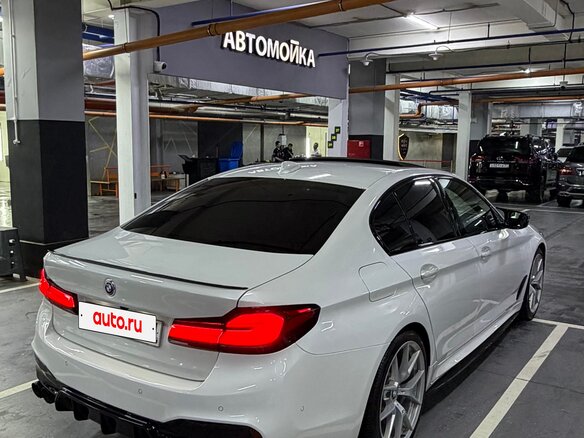 2020 BMW 5 серии 530i xDrive VII (G30/G31/G38) Рестайлинг, белый - вид 9