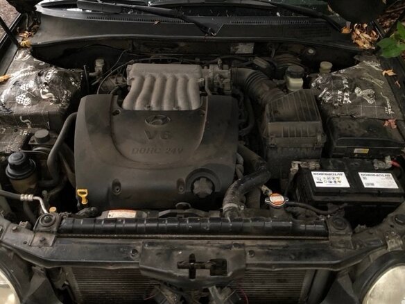 2007 Hyundai Sonata ТагАЗ IV (EF) Рестайлинг, чёрный, 470000 рублей - вид 6