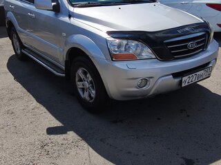 2008 Kia Sorento I Рестайлинг, серебристый, 900000 рублей, вид 1
