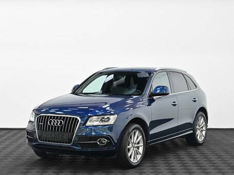 2016 Audi Q5 I (8R) Рестайлинг, синий, 1945000 рублей, вид 3