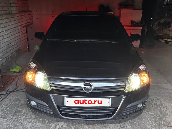2007 Opel Astra H, чёрный - вид 16