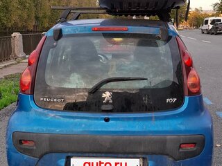 2012 Peugeot 107 I Рестайлинг 2, синий, 340000 рублей, вид 2