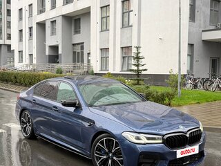 2020 BMW 5 серии 540i xDrive VII (G30/G31/G38) Рестайлинг, синий, 6590000 рублей, вид 1