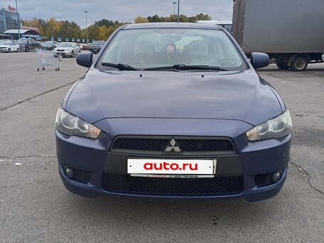 2008 Mitsubishi Lancer X, синий, 750000 рублей, вид 4