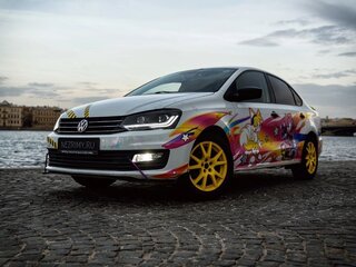 2016 Volkswagen Polo V Рестайлинг, белый, 1200000 рублей, вид 1