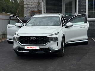 2021 Hyundai Santa Fe IV Рестайлинг, белый, 2650000 рублей, вид 3