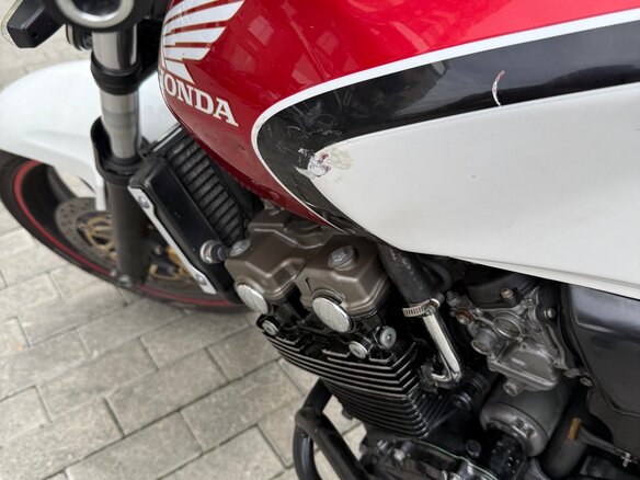 2003 Honda CB 400 Super Four, красный, 330000 рублей - вид 9