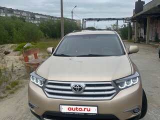 2010 Toyota Highlander II (XU40) Рестайлинг, бежевый, 1550000 рублей, вид 1