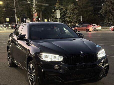 2018 BMW X6 40d II (F16), чёрный, 3690000 рублей, вид 4