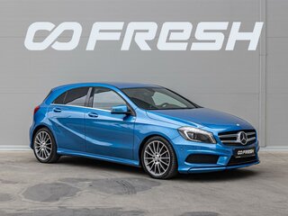 2015 Mercedes-Benz A-Класс 180 III (W176), голубой, 1499000 рублей, вид 1