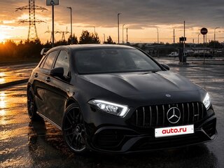 2022 Mercedes-Benz A-Класс AMG 45 AMG II (W177), чёрный, 5161000 рублей, вид 4